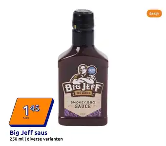 Action Big Jeff saus aanbieding