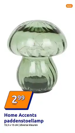 Action Home Accents paddenstoellamp aanbieding