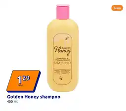 Action Golden Honey shampoo aanbieding