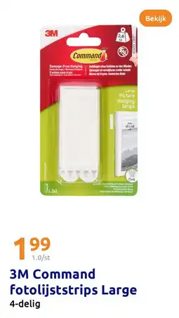 Action 3M Command fotolijststrips Large aanbieding
