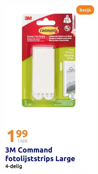 Action 3M Command fotolijststrips Large aanbieding