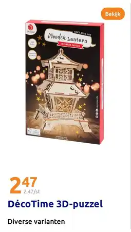 Action DécoTime 3D-puzzel aanbieding