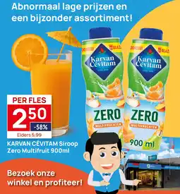Butlon Karvan Cévitam Siroop Zero Multifruit aanbieding