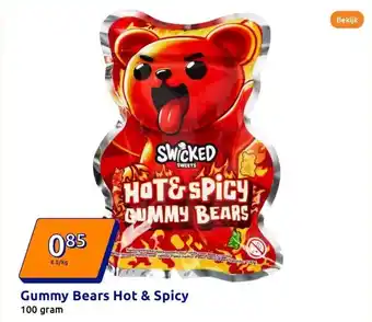 Action Gummy Bears Hot & Spicy aanbieding