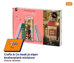 Action Crafts & Co maak je eigen boekenplank miniatuur aanbieding