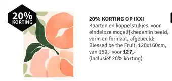 Nijhof 20% Korting Op IXXI 120 x 160 cm aanbieding