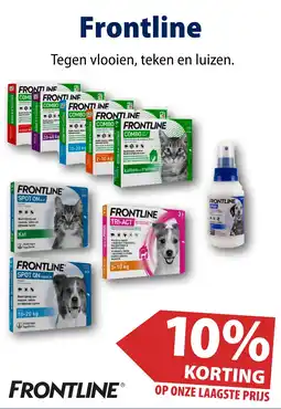 Huisdier Voordeelshop Frontline aanbieding