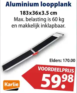 Huisdier Voordeelshop Aluminium loopplank aanbieding