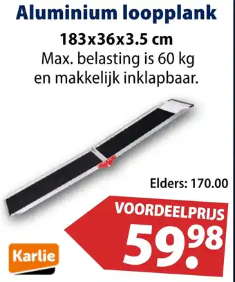 Huisdier Voordeelshop Aluminium loopplank aanbieding