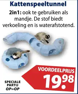 Huisdier Voordeelshop Kattenspeeltunnel aanbieding