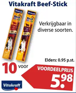 Huisdier Voordeelshop Vitakraft Beef-Stick aanbieding