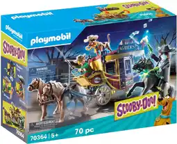 Bol.com PLAYMOBIL Scooby-Doo Western Coach - 70364 aanbieding