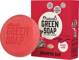 Bol.com Marcel's Green Soap Shampoo Bar Argan & Oudh - 90 gram aanbieding