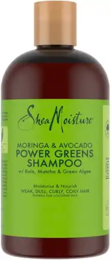 Bol.com Shea Moisture Moringa & Avocado Power Greens Shampoo 13oz -384ml aanbieding