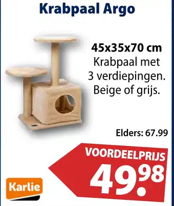Huisdier Voordeelshop Krabpaal Argo aanbieding