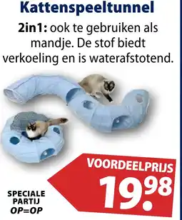 Huisdier Voordeelshop Kattenspeeltunnel aanbieding