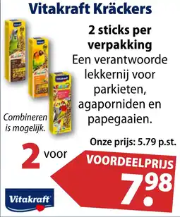Huisdier Voordeelshop Vitakraft Kräckers aanbieding