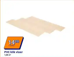 Action PVC klik vloer aanbieding