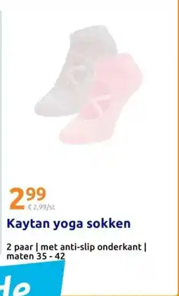 Action Kaytan yoga sokken aanbieding