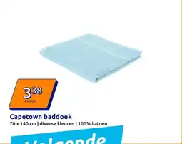 Action Capetown baddoek aanbieding