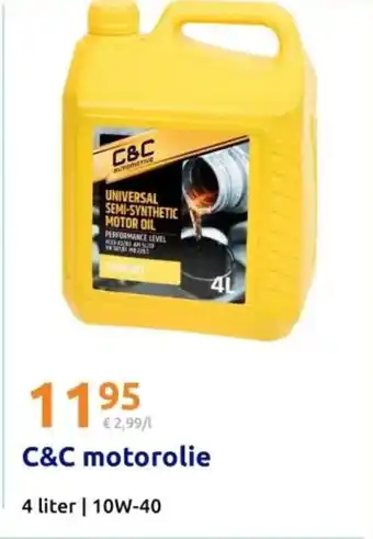 Action C&C motorolie aanbieding