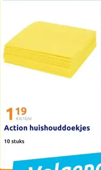 Action Action huishouddoekjes aanbieding