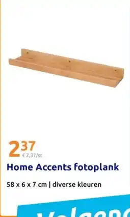 Action Home Accents fotoplank aanbieding