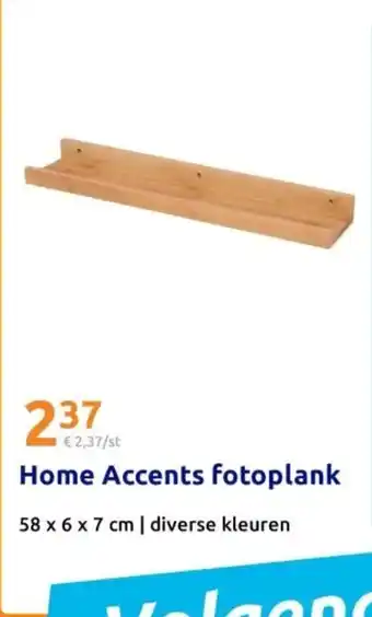 Action Home Accents fotoplank aanbieding