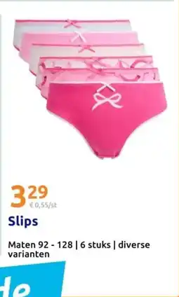 Action Slips aanbieding