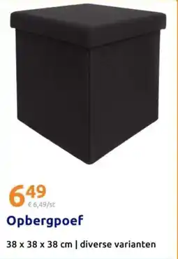 Action Opbergpoef aanbieding