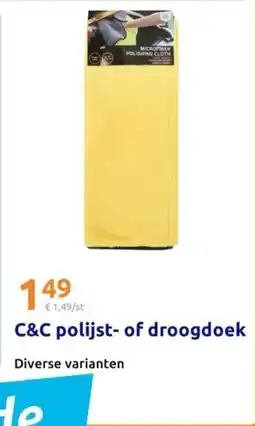 Action C&C polijst- of droogdoek aanbieding