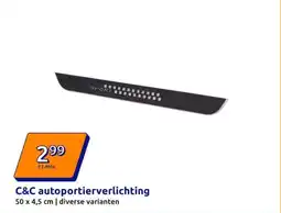 Action C&C autoportierverlichting aanbieding