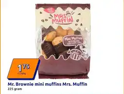 Action Mr. Brownie mini muffins Mrs. Muffin aanbieding