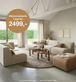 Hoogenboezem Elementenbank Lagonia aanbieding