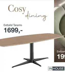 Hoogenboezem Eettafel Taranto aanbieding