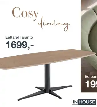 Hoogenboezem Eettafel Taranto aanbieding