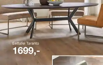 Hoogenboezem Eettafel Taranto aanbieding