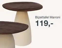 Hoogenboezem Bijzettafel Marroni aanbieding