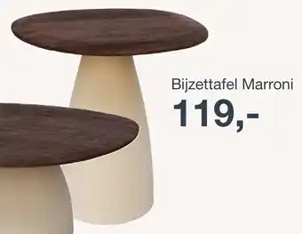 Hoogenboezem Bijzettafel Marroni aanbieding