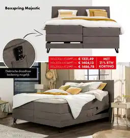 Woonsquare Boxspring Majestic aanbieding