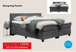 Woonsquare Boxspring Veneto aanbieding