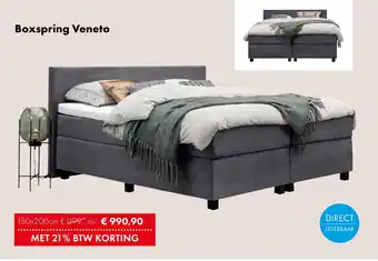 Woonsquare Boxspring Veneto aanbieding