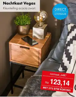Woonsquare Nachtkast Vegas aanbieding