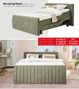 Woonsquare Boxspring Royal aanbieding
