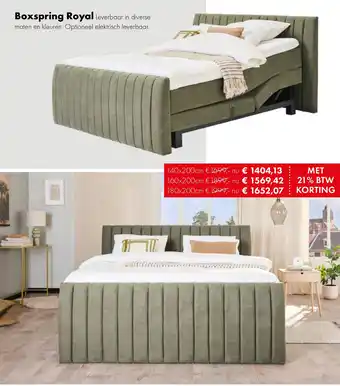 Woonsquare Boxspring Royal aanbieding