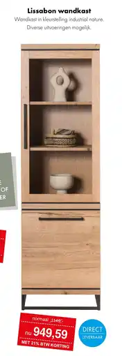 Woonsquare Lissabon wandkast aanbieding