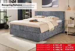 Woonsquare Boxspring Bahama aanbieding