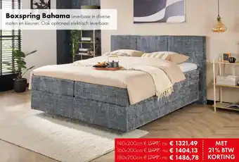 Woonsquare Boxspring Bahama aanbieding