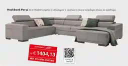 Woonsquare Hoekbank Parys aanbieding