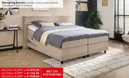 Woonsquare Boxspring Sunrise aanbieding